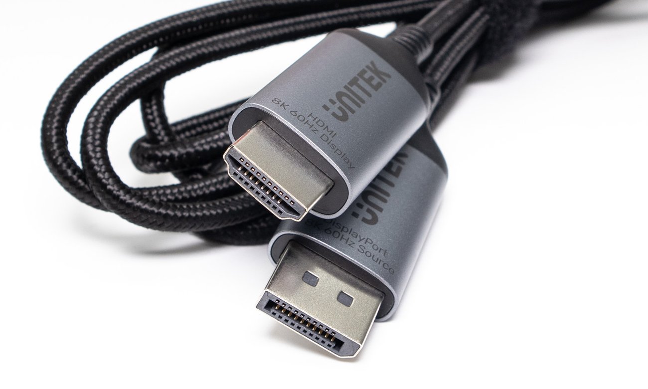 Unitek DisplayPort 1.4 - HDMI 2.1 8K/60Hz 4K/120Hz 1.8m