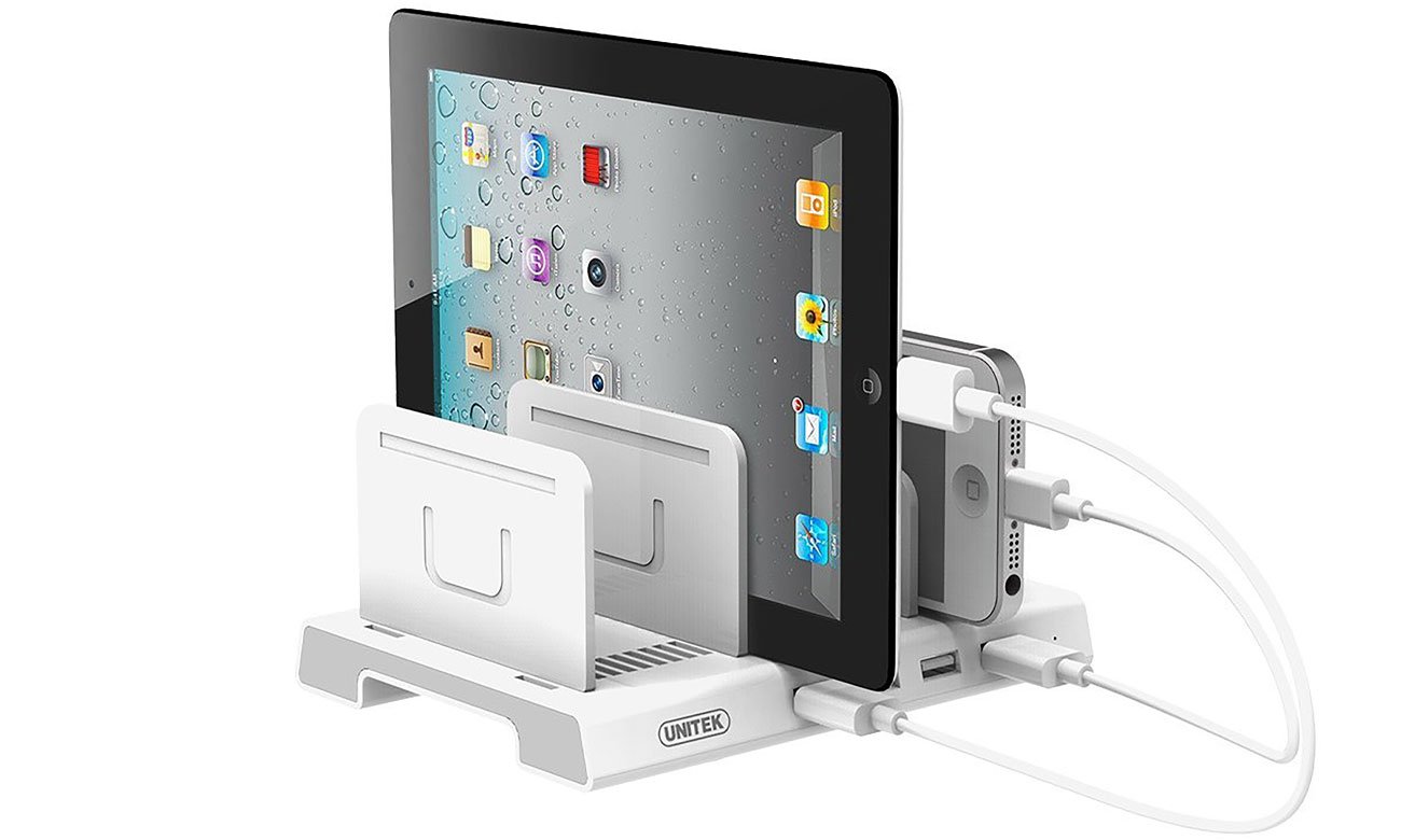 Unitek Stacja ładująca 4x USB 2.4A 36W Y-2187A