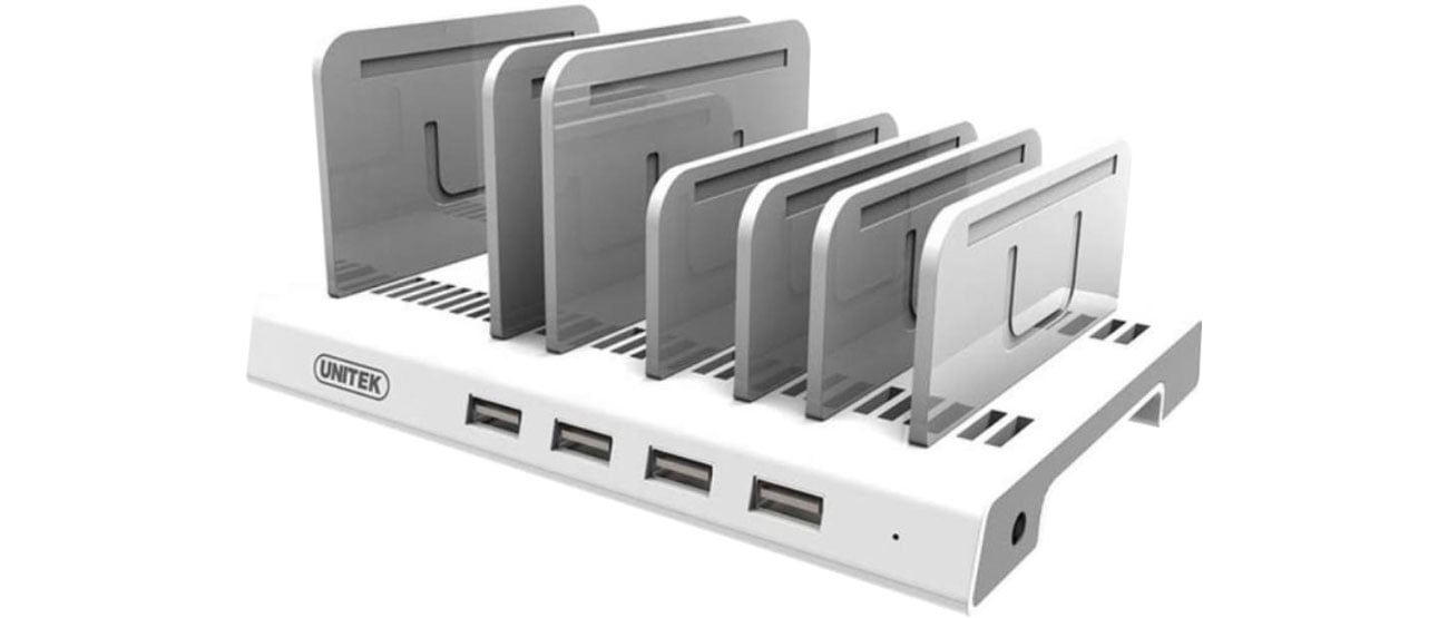 Unitek Stacja ładująca 4x USB 2.4A 36W Y-2187A
