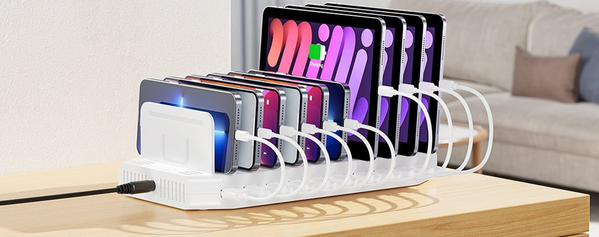 Stacja ładująca Unitek 10xUSB 2.4A 60W