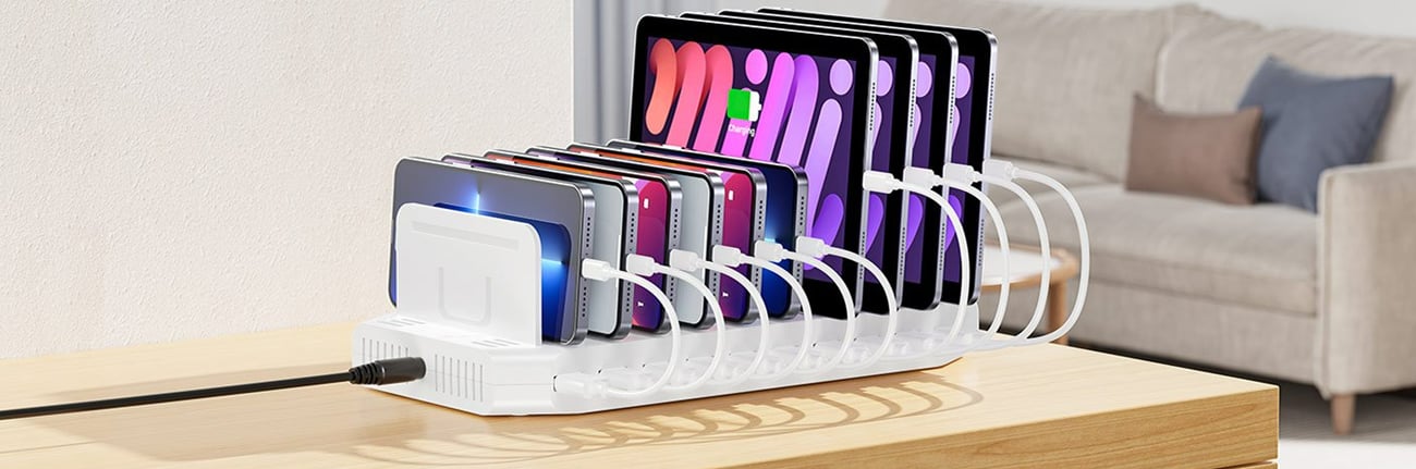 Stacja ładująca Unitek 10xUSB 2.4A 60W