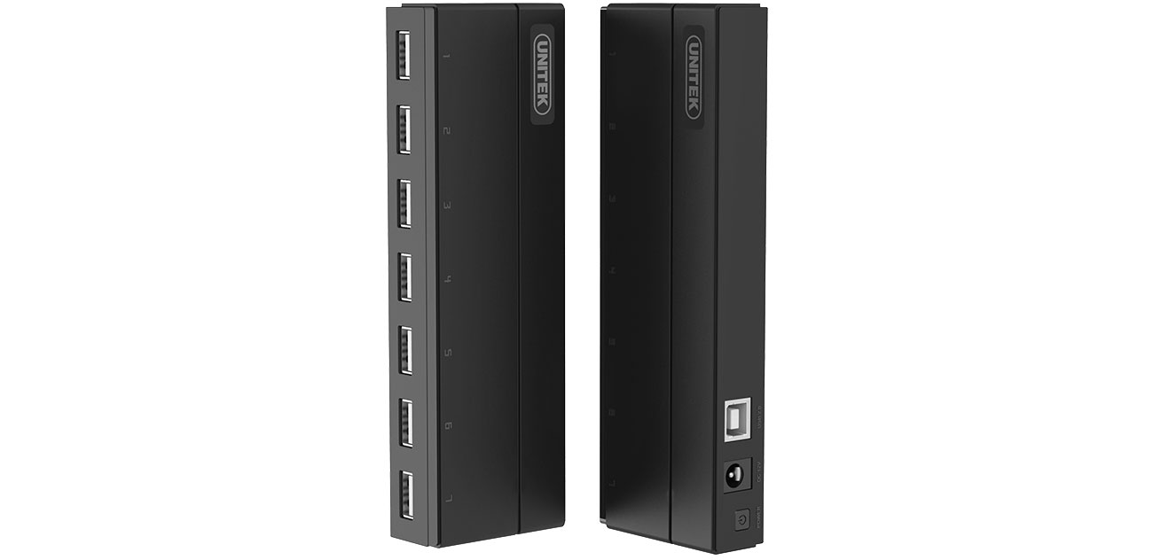 Hub USB Unitek Y-2191 Przód i tył