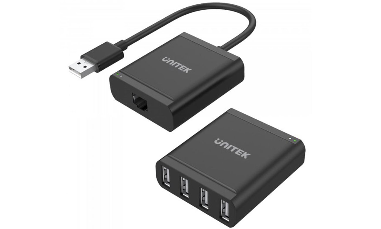 Unitek USB 2.0 Verlängerung über RJ-45