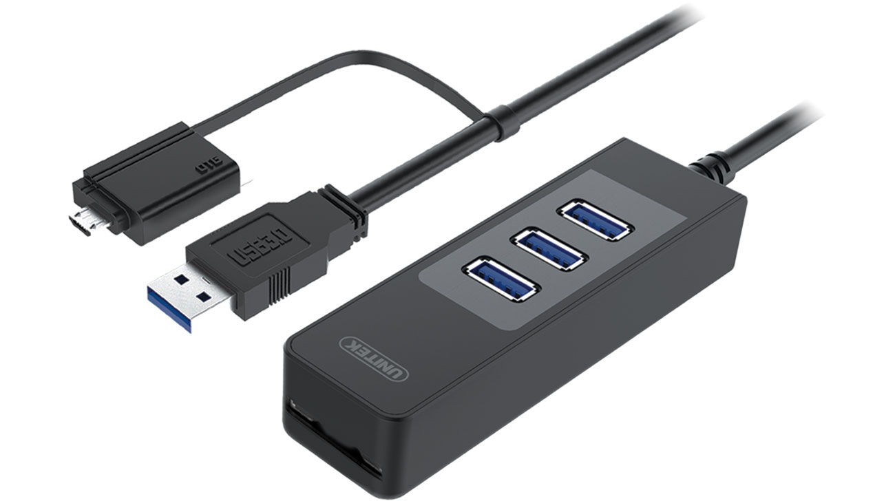 Unitek HUB 3x USB 3.0 + OTG + Czytnik Kart Y-3048A