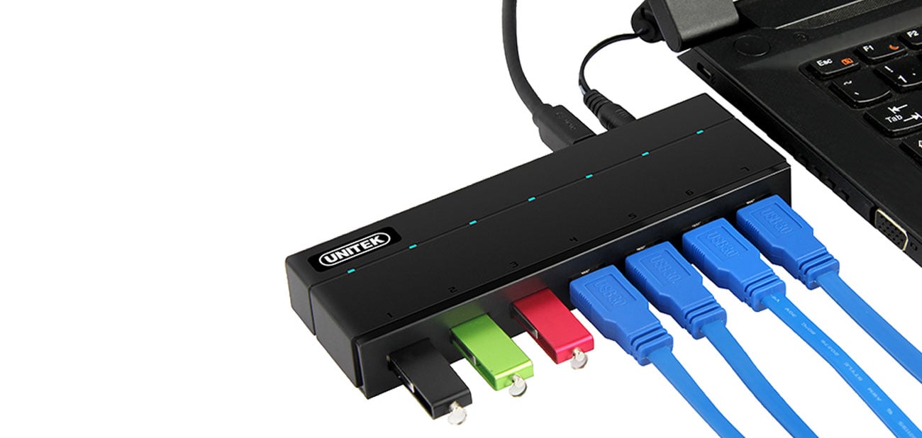 Hub USB Unitek Y-3184 Korzystanie z huba