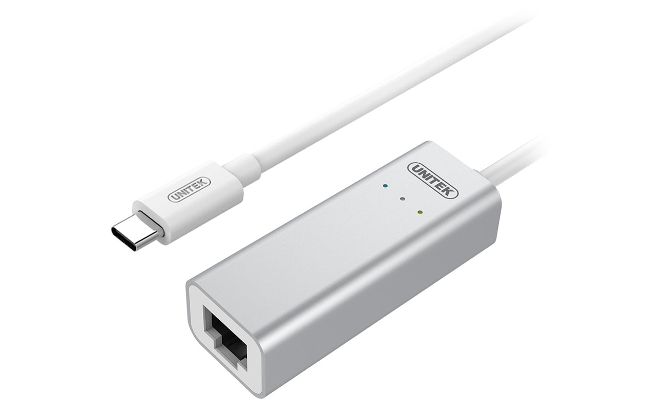Karta sieciowa Unitek Adapter USB-C Gigabit Ethernet Y-3465