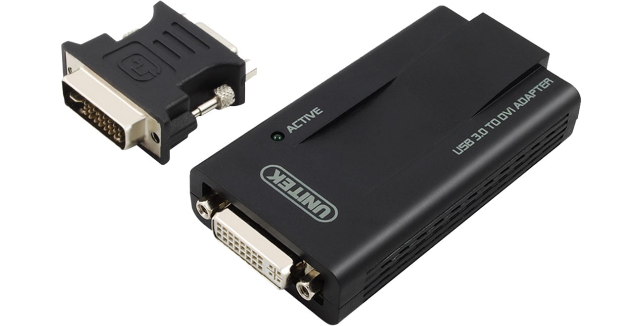 Unitek Konwerter USB 3.0 - DVI/VGA Y-3801