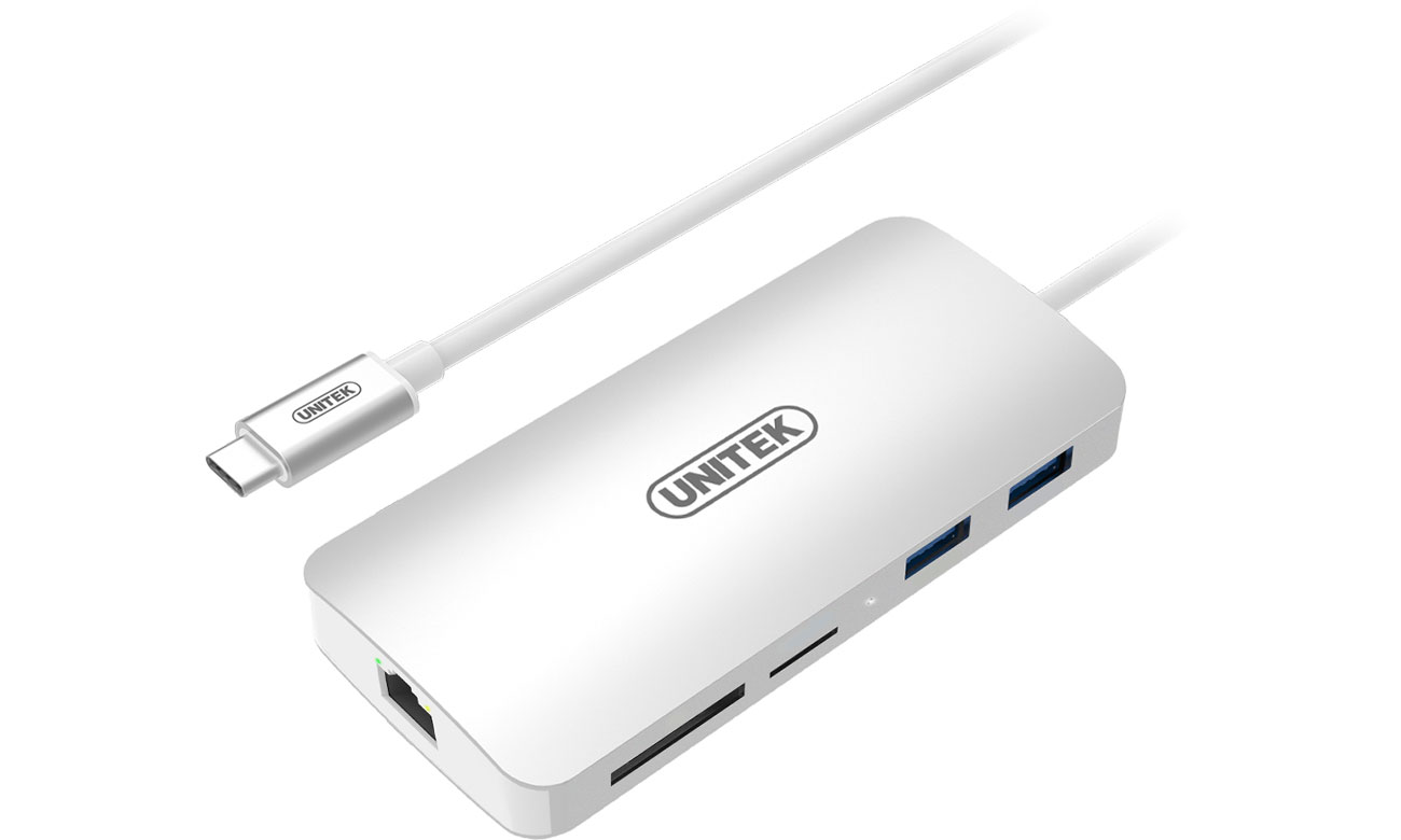 Stacja dokująca USB-C - HDMI + 2 x USB 3.0 + Ethernet + SD