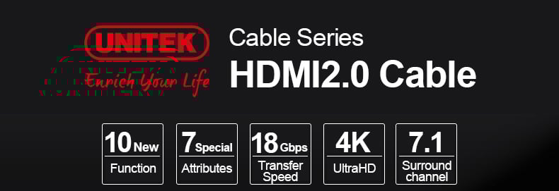 Unitek przewód LUX HDMI 2.0