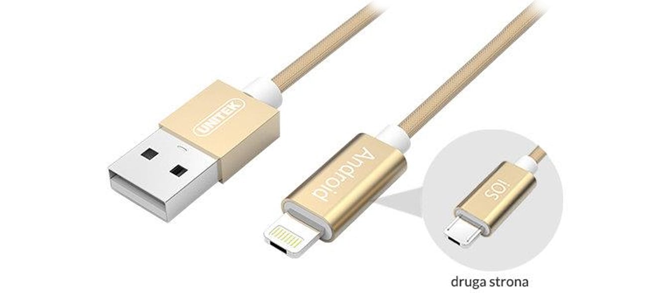 Uniwersalny przewód do Androida i iOS