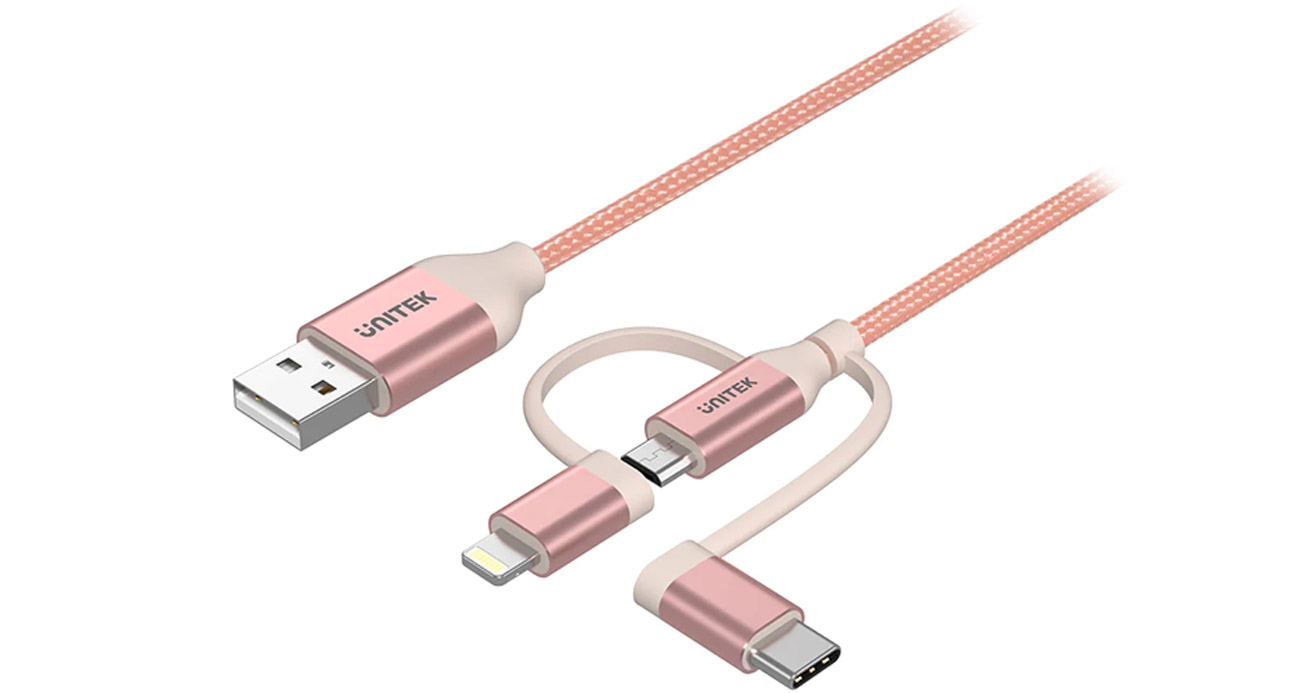Kabel Unitek USB-A 3w1
