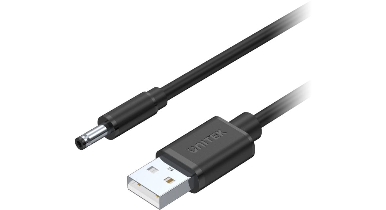 Unitek USB - DC 3,5mm x 1,35mm (5V/3A) Y-C495BK