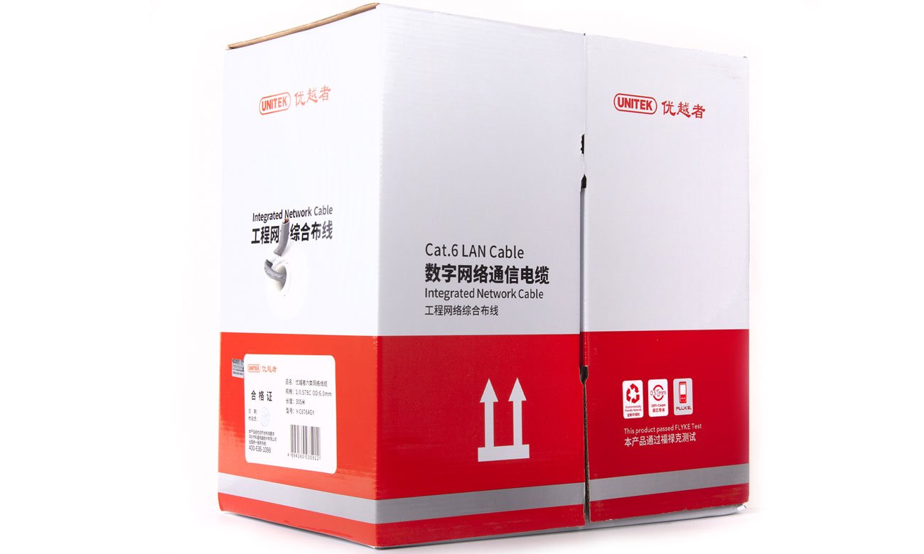 Skrętka Unitek Cat.6e UTP RJ45 (8P8C) 305m