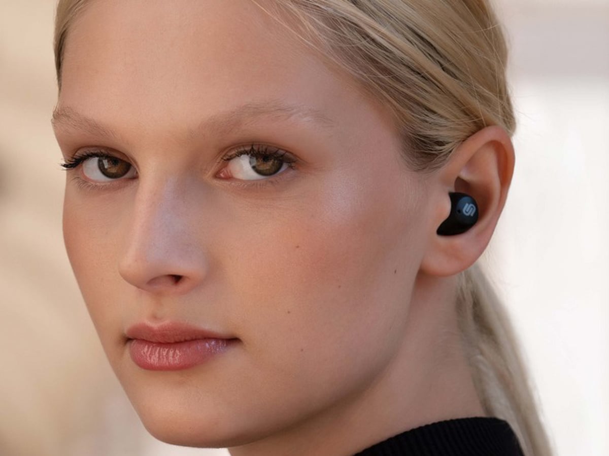 Słuchawki bezprzewodowe Urbanista Lisbon Czarne - Grafika lifestyle