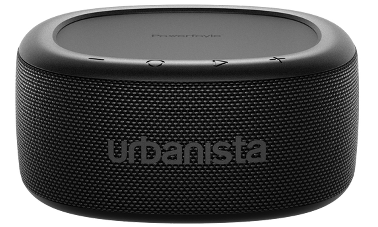 Głośnik przenośny Urbanista Malibu Midnight Black - Widok od przodu