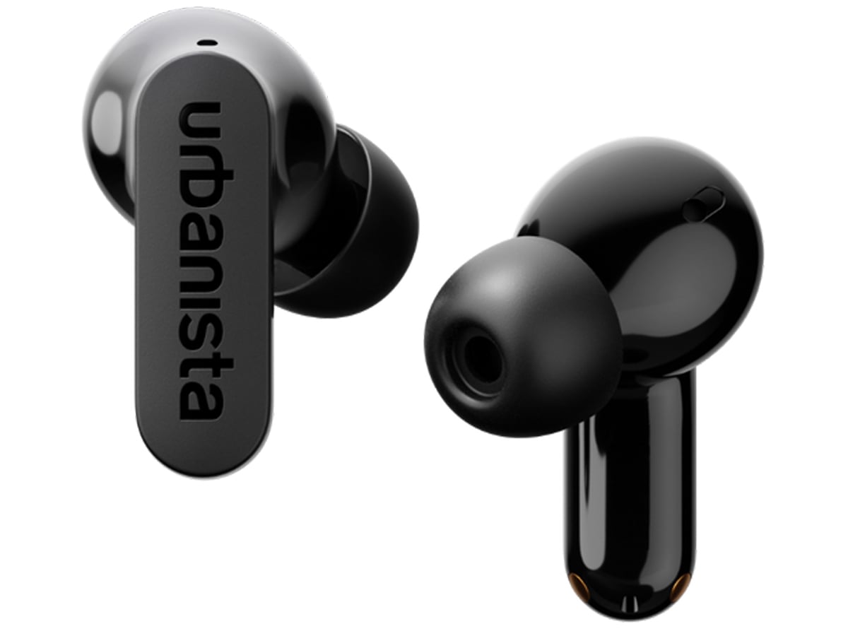 Słuchawki bezprzewodowe Urbanista Palo Alto Czarne - Widok lewej i prawej słuchawki