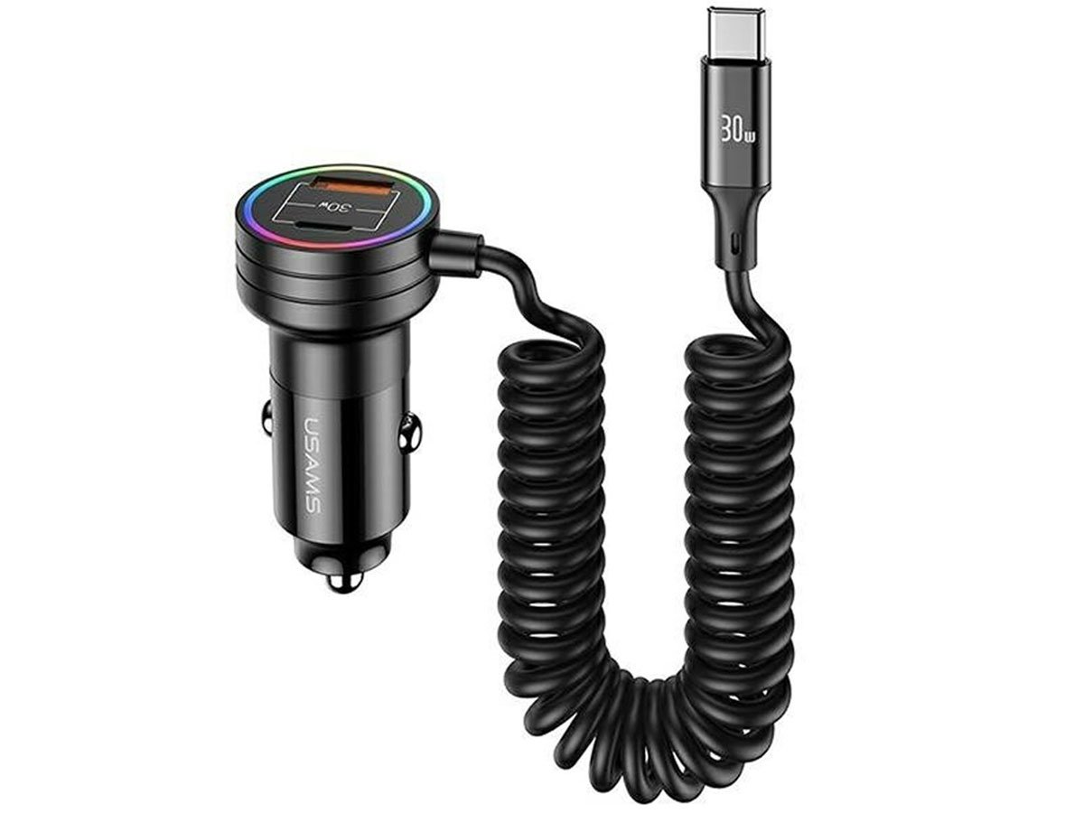 USAMS 2xUSB-C 1xUSB-A 60W