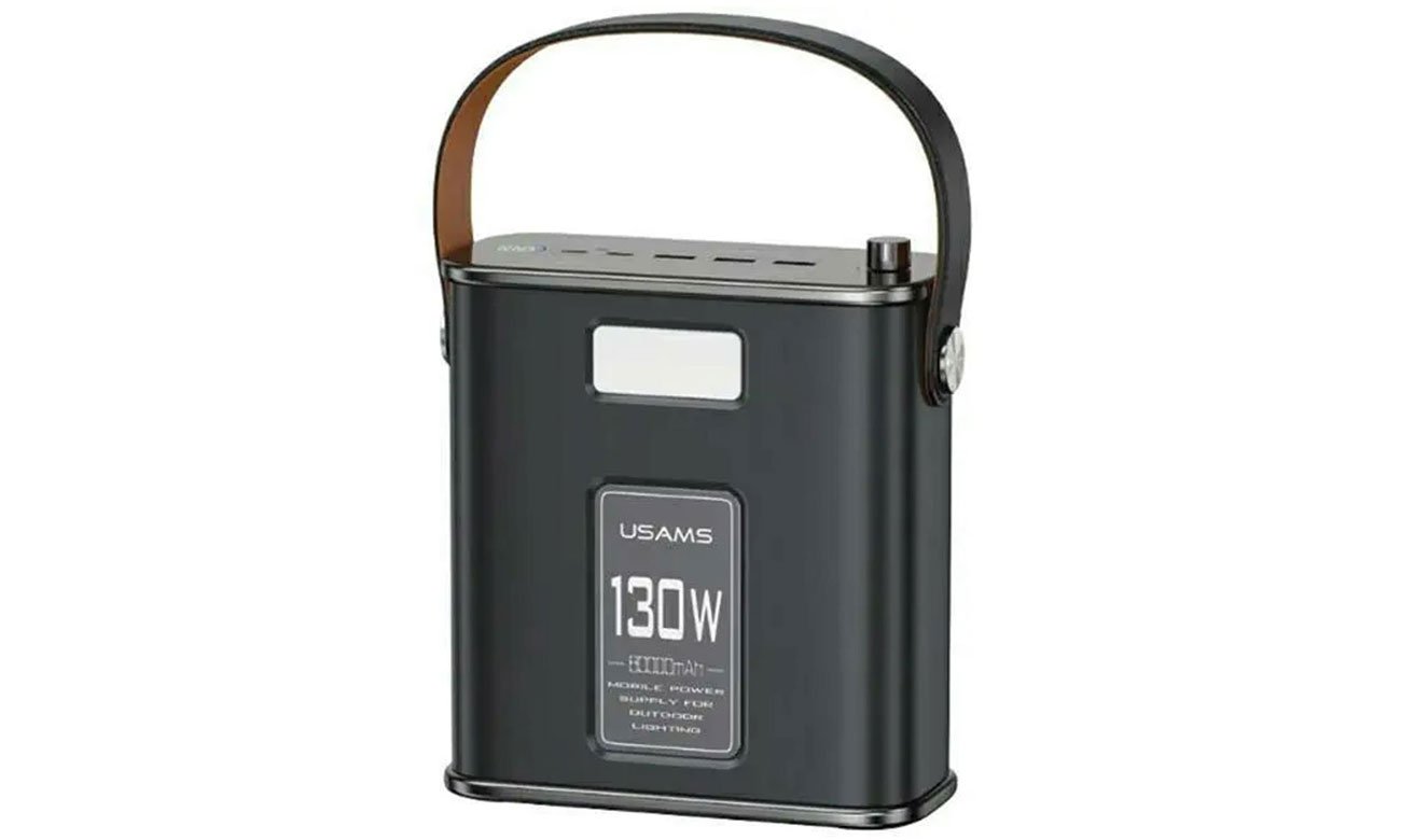 USAMS 80000mAh 130W 2C+3AQC3.0+PD Fast Charge + kabel USB-C-USB-C