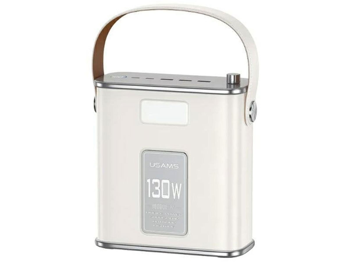 USAMS 80000mAh 130W 2C+3AQC3.0+PD Fast Charge + kabel USB-C-USB-C
