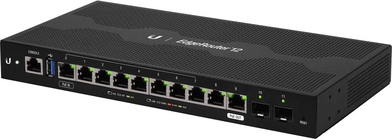 Router Ubiquiti EdgeRouter 12 10x10/100/1000Mb/s 2xSFP ER-12
