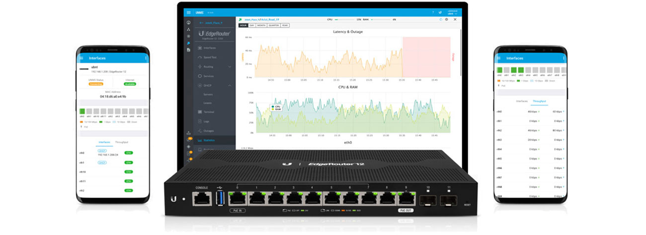 Ubiquiti EdgeRouter 12 Zarządzanie