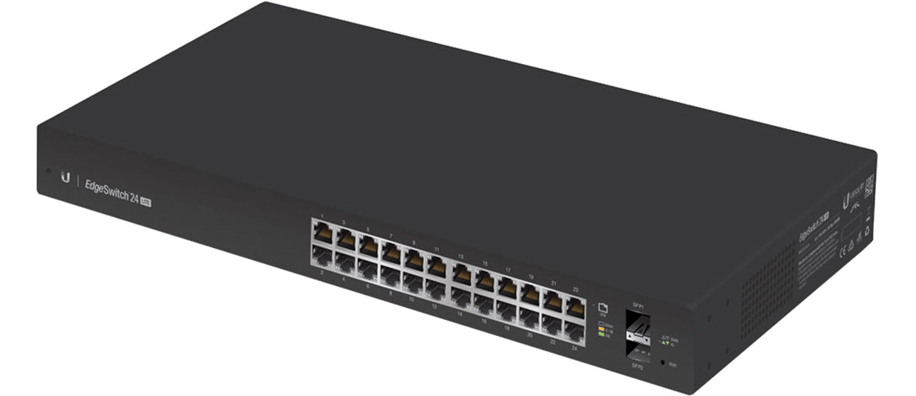 Switch Ubiquiti 26p EDGEswitch Lite 24x100/1000Mbit 2xSFP ES‑24‑LITE