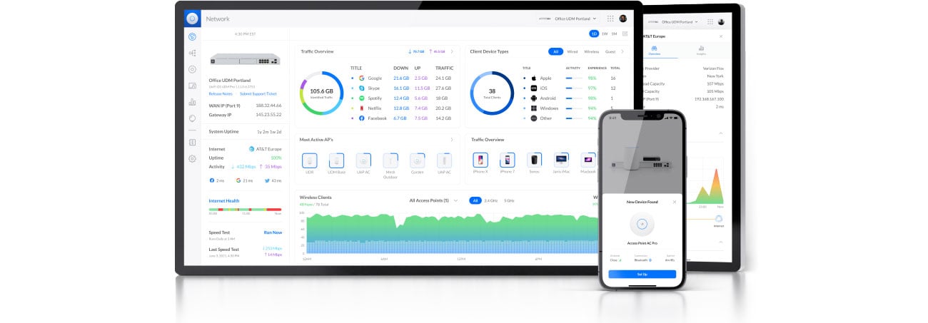 Aplikacja UniFi Network