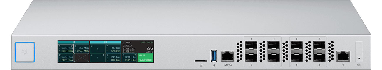 Firewall Ubiquiti UniFi USG-XG-8 8x1000Mbit/10Gbit SFP+ 1x1000Mbit