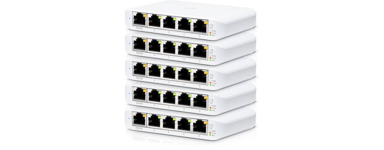 Switch Ubiquiti 5p USW-Flex-Mini (5x 100/1000 Mbit) PoE