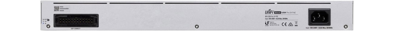 Switch Ubiquiti 26p USW-PRO-24-POE - Widok z tyłu