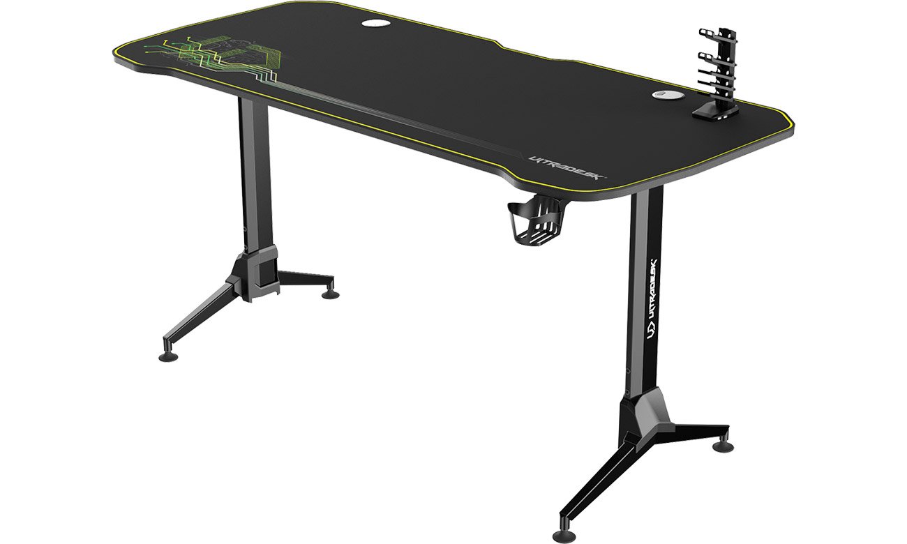 Biurko gamingowe Ultradesk GRAND zielone