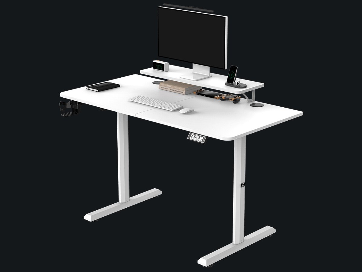 Ultradesk HIGHLANDER (elektryczna regulacja) Czarne - Grafika z tłem