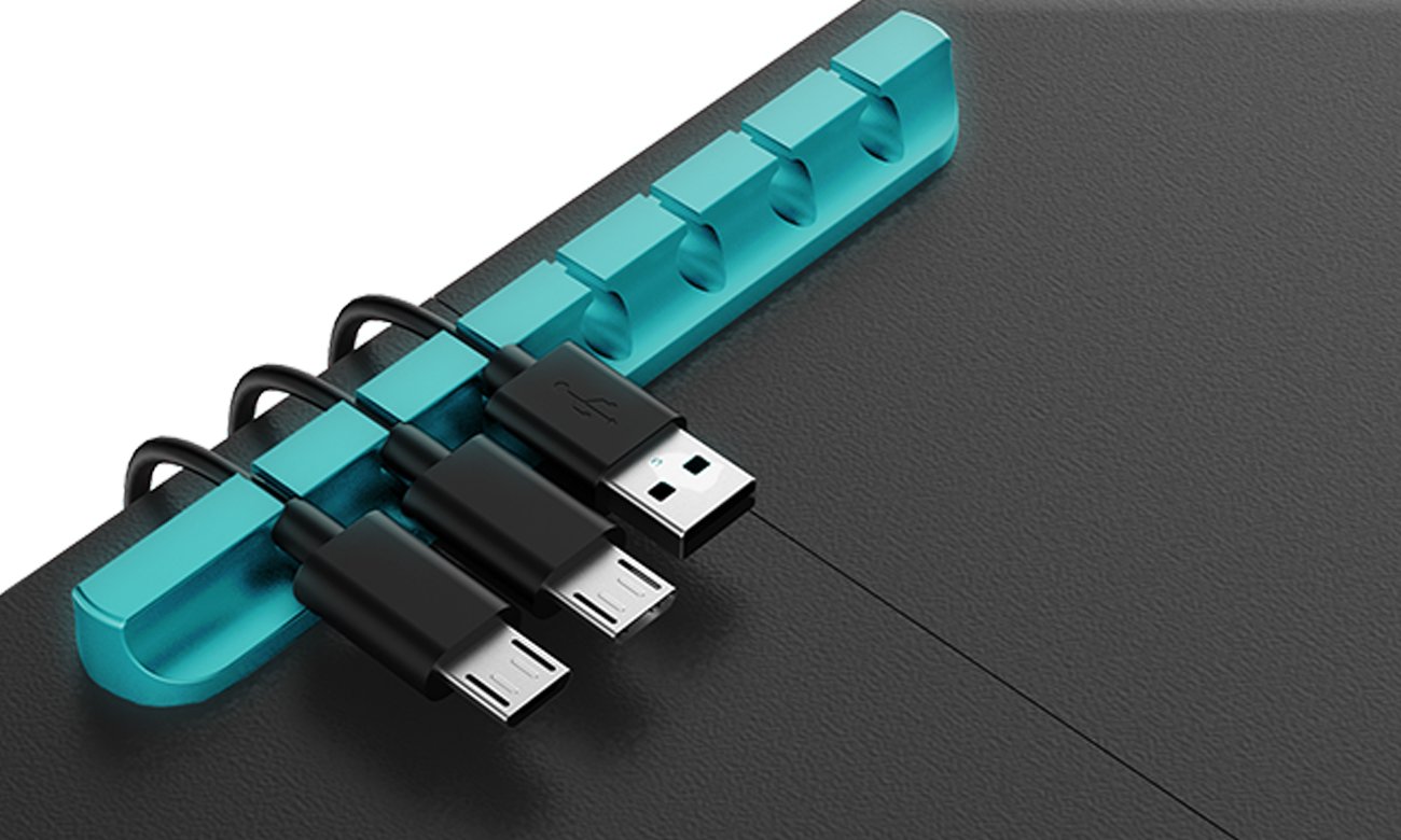 Biurko gamingowe Ultradesk Uplift (elektryczna regulacja) - Łatwe porządkowanie kabli