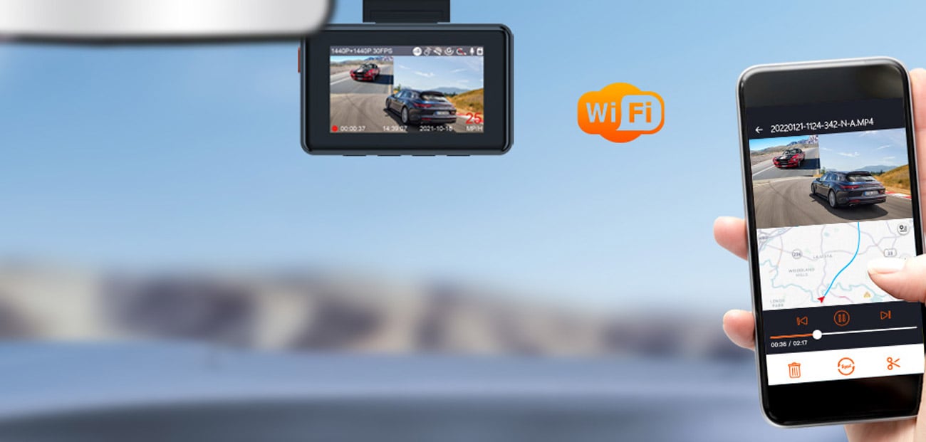 Dashcam Vantrue E2