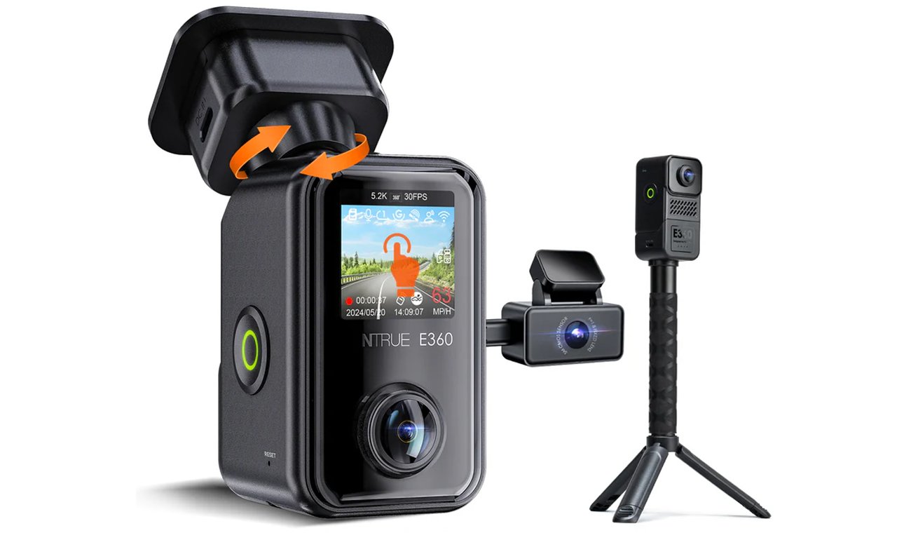 Dashcam Vantrue E360 ACE LTE 3CH (5K+2,7K+FullHD) - Allgemeine Ansicht