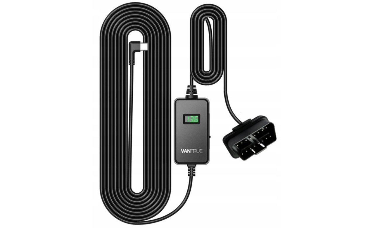 Adapter zasilania OBD USB-C Vantrue VP04 - Widok ogólny