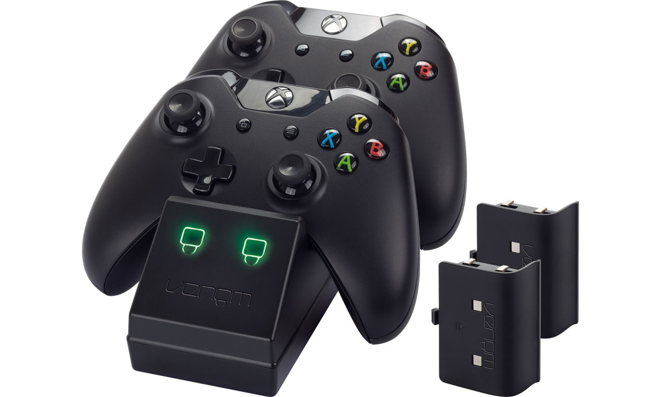 Podwójna stacja dokująca dla padów Xbox One Venom Twin Docking Station Czarna