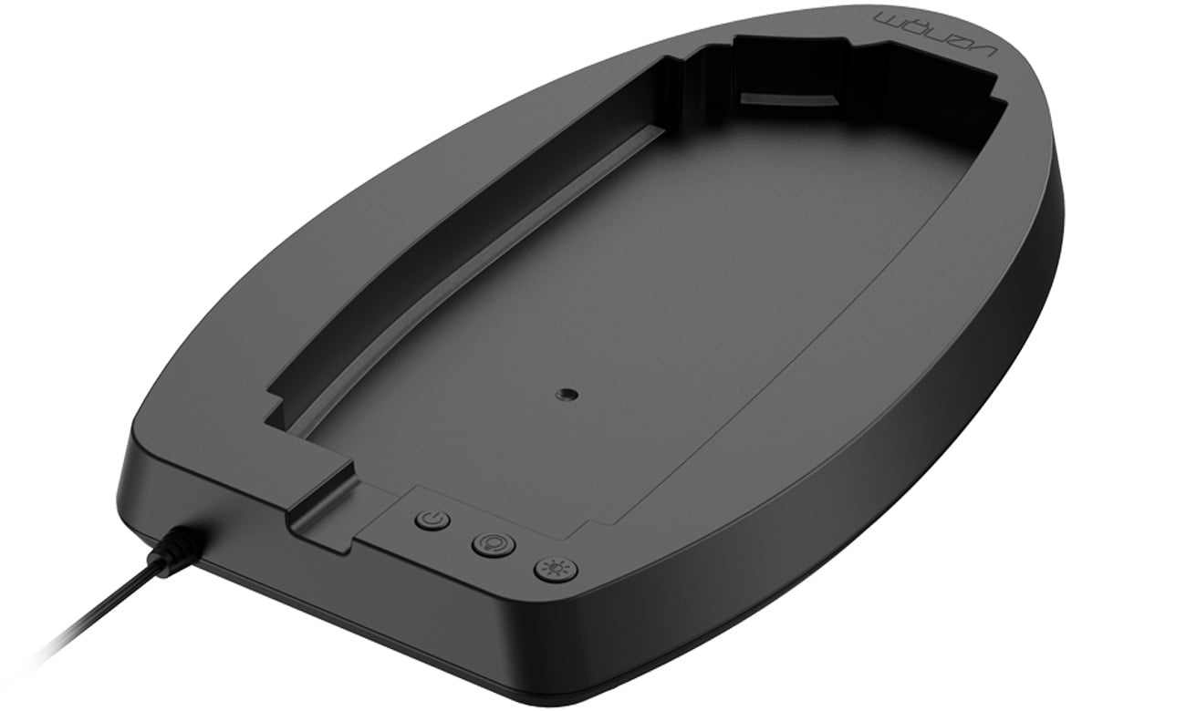 Podstawka Venom VS2886 Multi-Colour LED do PlayStation 5 - Widok od przodu pod kątem