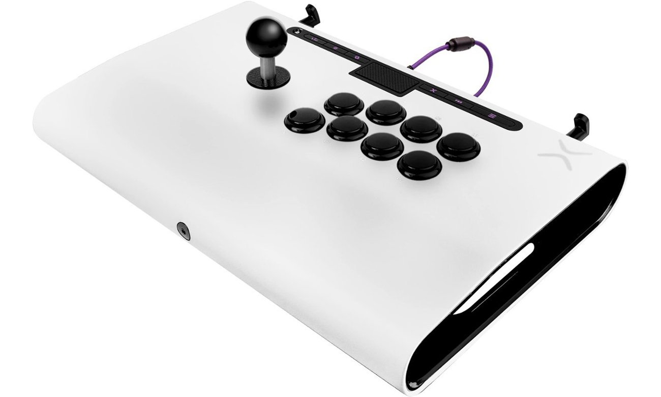 Kontroler Victrix Pro FS Arcade Fight Stick Biały - Widok od przodu pod kątem