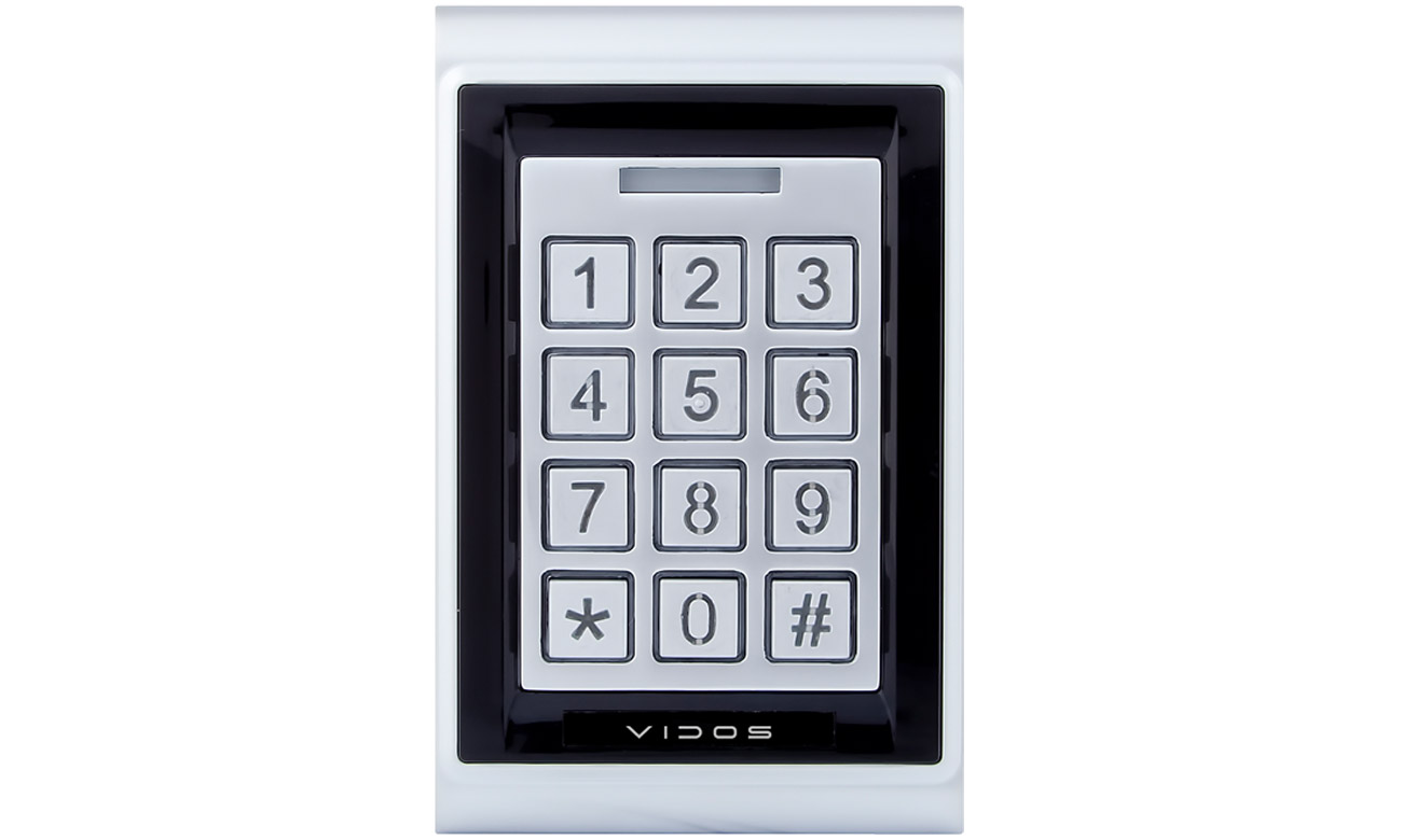 Zamek szyfrowy Vidos ZS50 - Widok od przodu