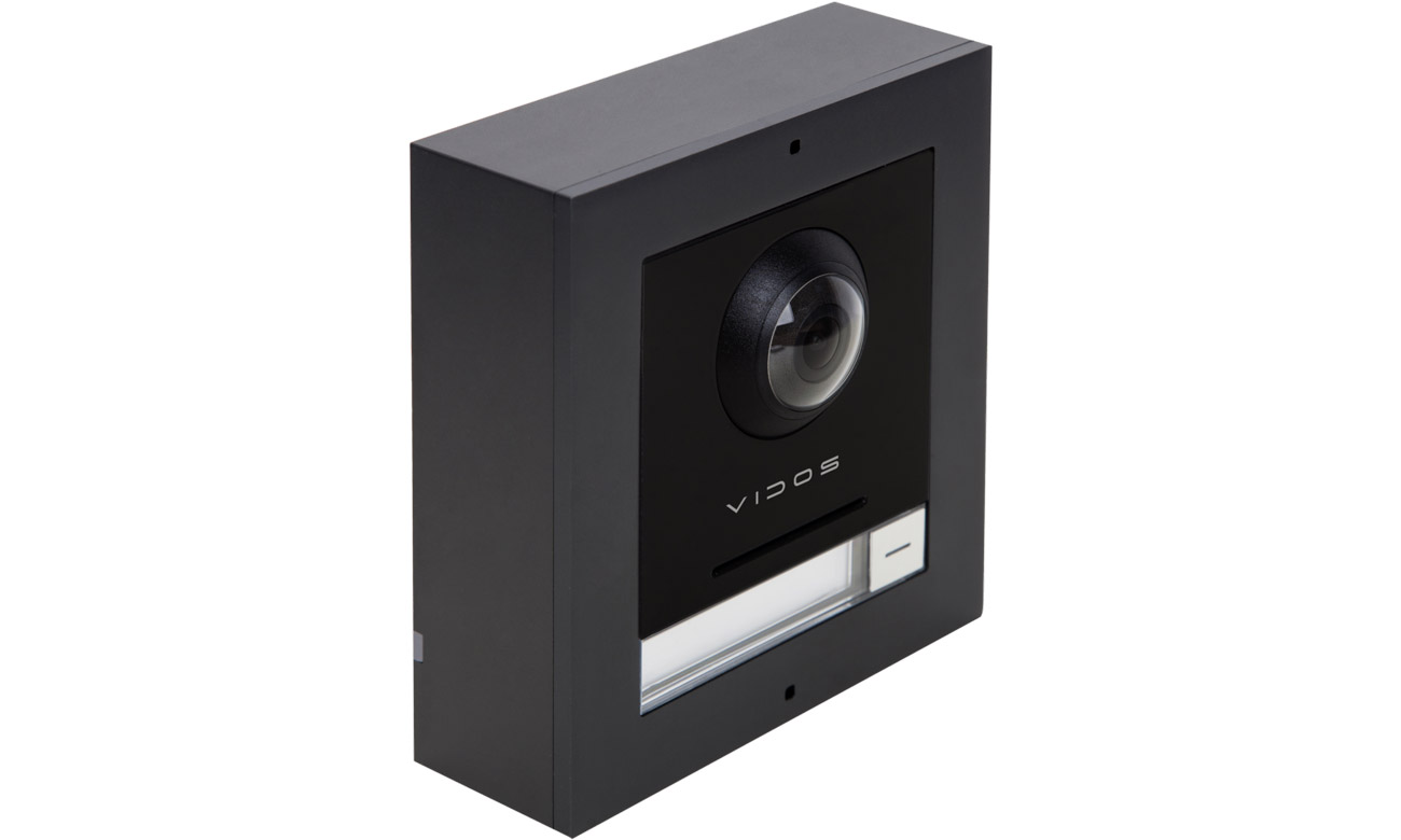 Natynkowa stacja bramowa IP Vidos S2101 - Widok od przodu pod kątem