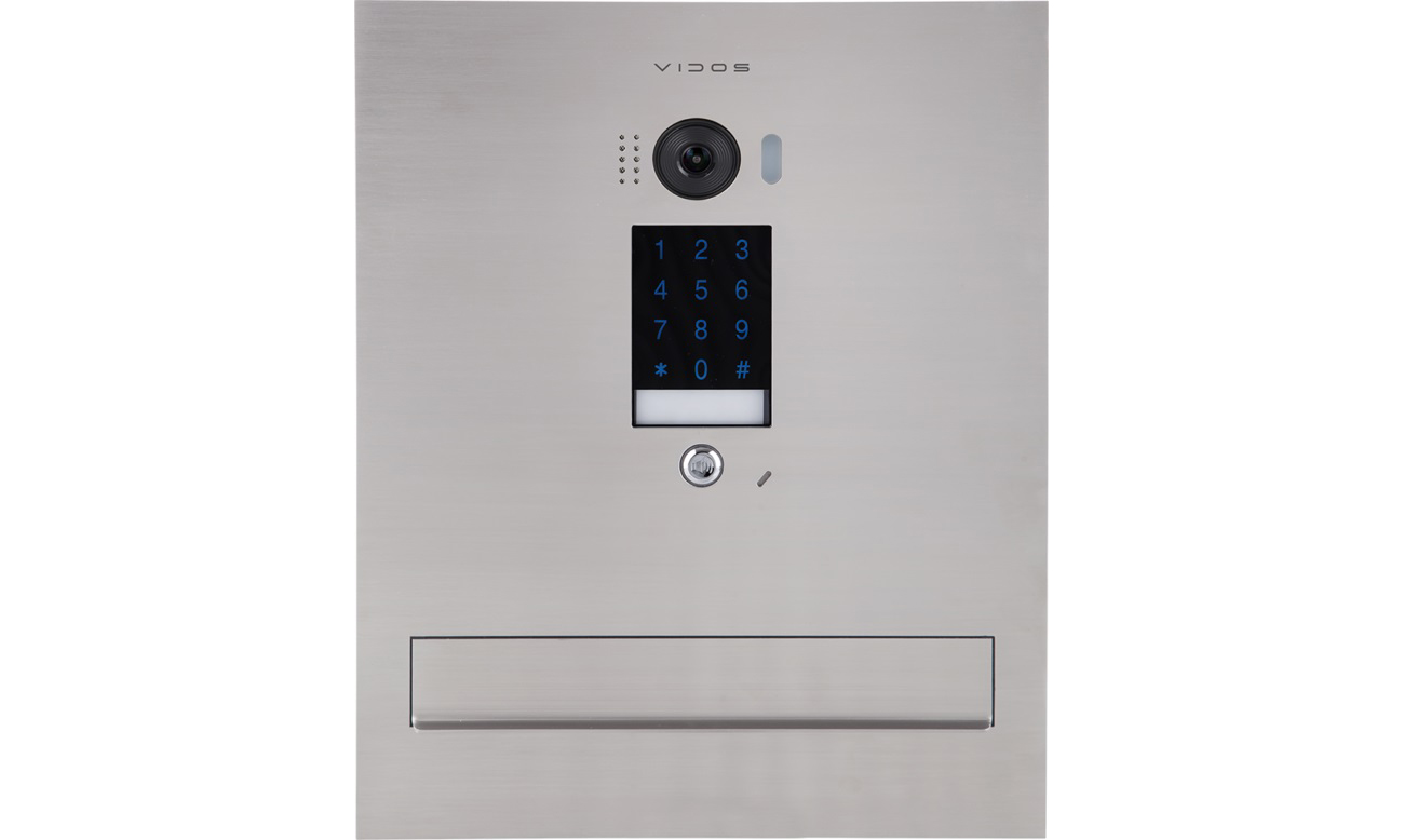 Vidos S1401D-SKM skrzynka na listy z wideodomofonem Duo
