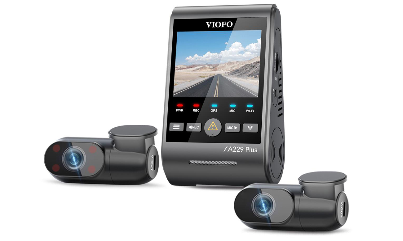 Dashcam Viofo A229 PLUS 3CH GPS