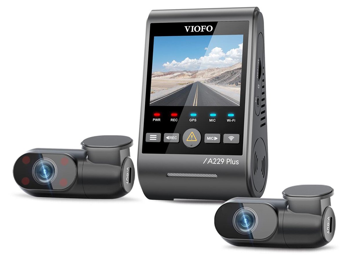 Dashcam Viofo A229 PLUS 3CH GPS