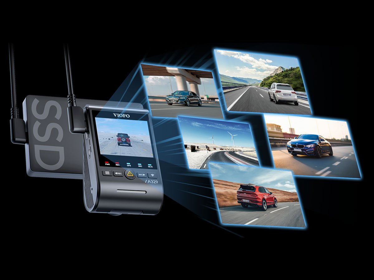 Wideorejestrator Viofo A329 1CH - Zaawansowane opcje przechowywania