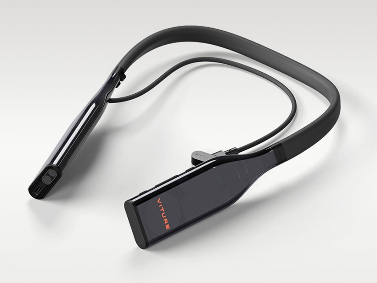 Opaska na szyję Viture Pro Neckband - Widok ogólny, grafika z tłem