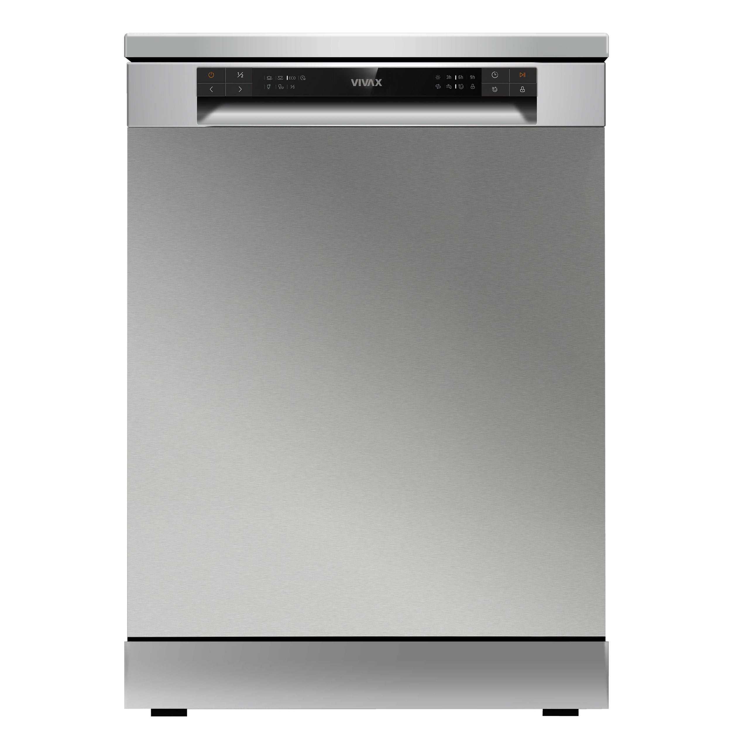 Panel sterowania i funkcje zmywarki VIVAX DW-601262CL X