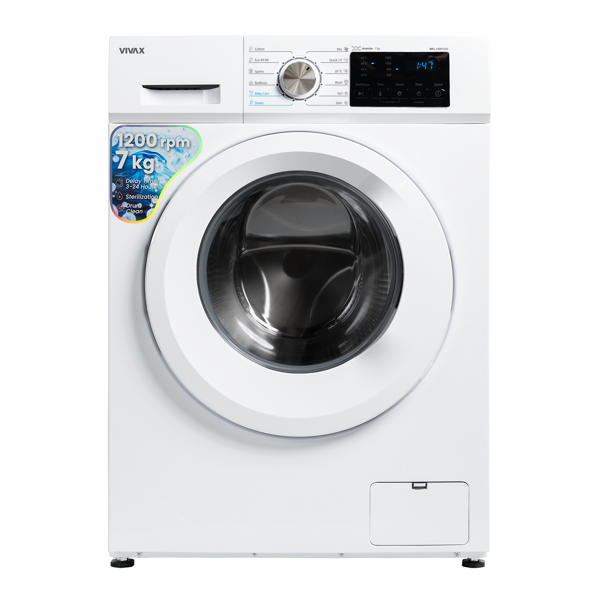 Programy prania VIVAX WFL-120712CI