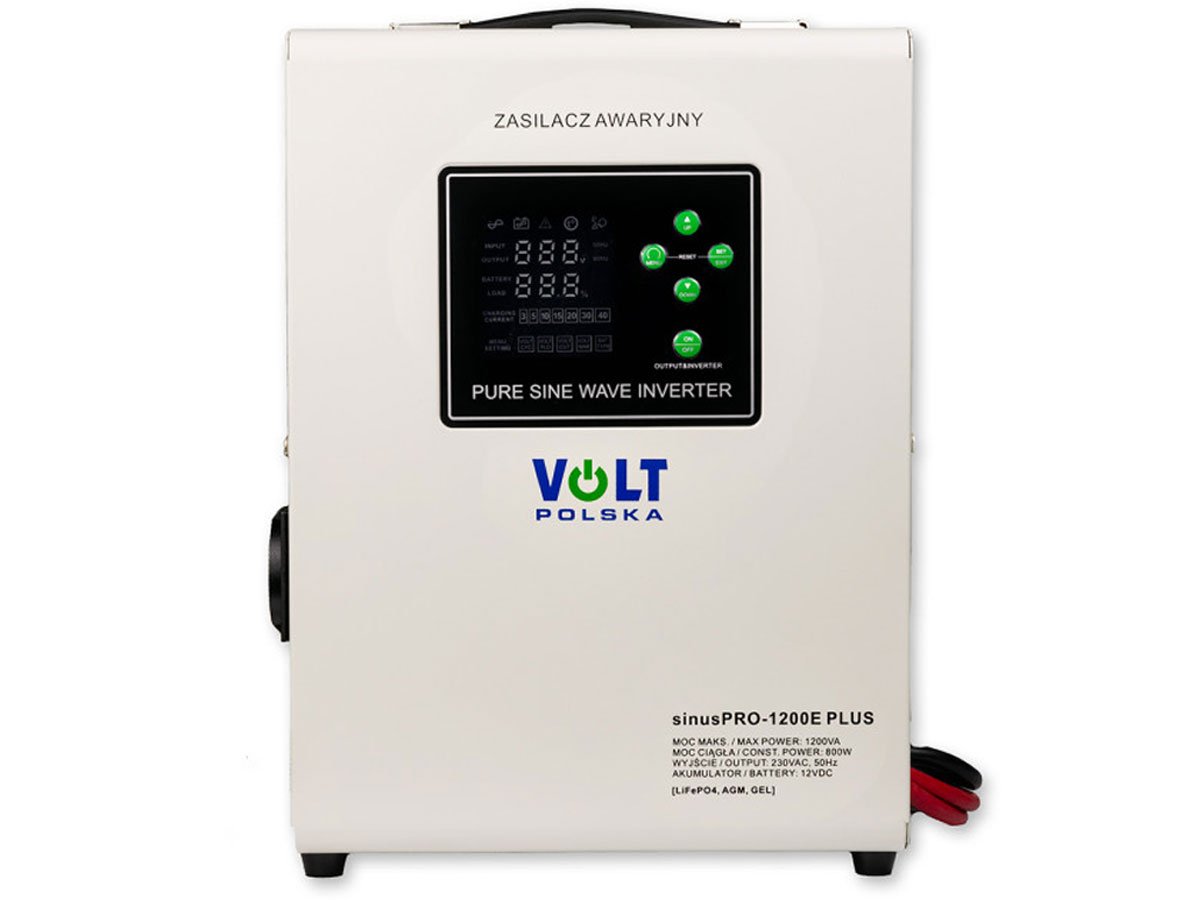 Zasilacz awaryjny VOLT SINUS PRO 1200 E PLUS 12/230V (800/1200W)