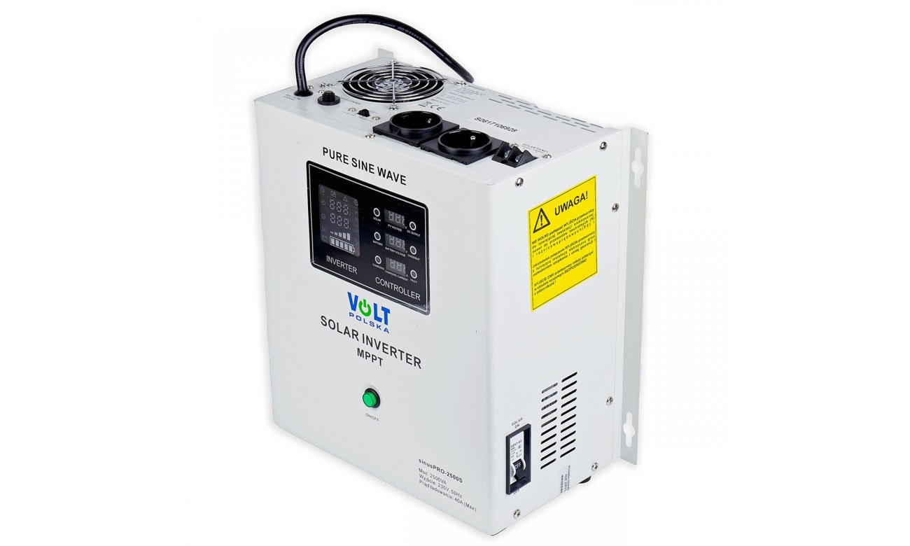 Zasilacz awaryjny VOLT SINUS PRO 2500 S 24/230V (1800/2500W) + 40A MPPT (100V)